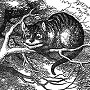 Illustration of the Cheshire Cat from Alice's Adventures in Wonderland