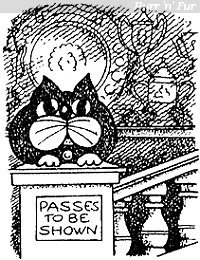 Cartoon of the Home Office cat
