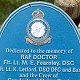 Memorial to crew of the Sunderland flying boat that went to Amethyst's aid