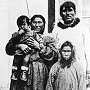 Inuit family with Mugpi and Helen, Karluk expedition 1913-14