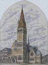 Original 1870s design for The Church of the Advent, Boston, Massachusetts