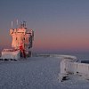 Snow and undercast, Mount Washington Observatory - MWObs image