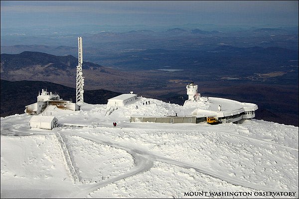 Home of the summit cats - the Mt Washington Observatory, January 2005