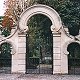 Entrance gates, Le cimetiere des chiens, Asnieres-sur-Seine, Paris