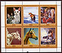 Manama 2000: bogus sheetlet of various animals including Devon Rex cats