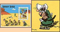 France: Lucky Luke miniature sheet