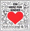 Germany charity stamp for Ein Herz fur Kinder, Nov 2008