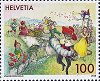 Switzerland, Sept 2018: two fairy-tale stamps include Puss in Boots
