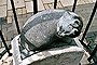 Dick Whittington - statue of the cat placed in 1964 on The Whittington Stone