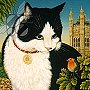 Humphrey, the Downing Street Cat, 1995, copyright Frances Broomfield