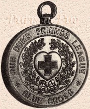An example of the Blue Cross Medal