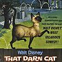 Poster for That Darn Cat, with D.C., and starring Hayley Mills, Dean Jones, Dorothy Provine and Roddy McDowall, 1965