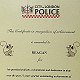 Reagan's City of London Police service certificate - click for enlargement