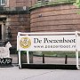 Sign for De Poezenboot, Amsterdam
