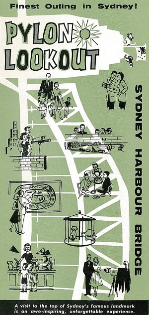 Sydney Harbour Bridge, Pylon Lookout brochure from circa 1963