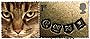 Stamp and cat label from Great Britain special Stampex 2006 sheet